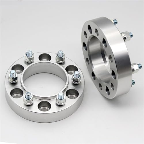 FREEZER Wheel Spacers 2PCS PCD 6x114,3 66,1mm Spurverbreiterungen Adapter 6 Lug Für Nissan Für Navara Für NP300 Für Murano Nabenzentrische Distanzscheibe(Größe:2PCS 45mm)