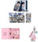 Kpop Set 60pcs Jungkook Persönliche Fotokarten Postkarte, 32pcs Aufkleber, Cooky Album Binder Halter Buch, Cooky Schlüsselanhänger (JK)