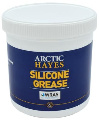 Arctic Hayes Silicone Grease 500g Tub, Lubricates Rubber, Plastics and Other Materials, Suitable for Taps, Valves and Other Water Fittings