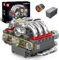 Mould King 10193 MOC Technik Boxermotor Technologie Sportwagen Elektromotorantrieb Boxer Engine Symmetrische Anordnung der Zylinder Klemmbausteine Bausatz Enthält Motor und Batteriekasten (609 Teile+)