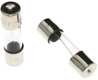 CWHHTVBI 10 Stück 5 x 20 flinke Glassicherungen, sortiertes Kit, 5 x 20 mm, 250 V, 0,1 A, 0,2 A, 0,5 A, 1 A, 2 A, 3 A, 4 A, 5 A, 6 A, 8 A, AMP-Röhrensicherungen(1A)