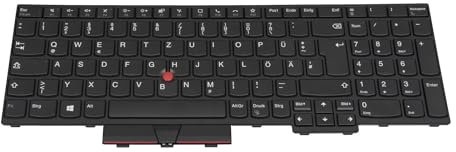 Lenovo 5N20W68120 Original Tastatur DE (deutsch) schwarz/schwarz mit Mouse-Stick für ThinkPad L15 Gen 2 (20X3/20X4)