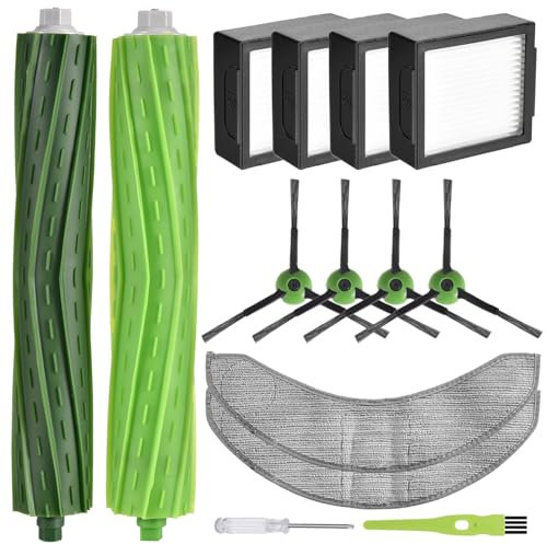 Lot de 14 pièces de rechange pour iRobot Combo 10 Max, accessoires de rechange, compatibles avec iRobot Combo j7, Combo j7+, Combo j9+, aspirateur robot (ne convient pas à la série Roomba i7 J7+)