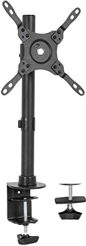 VIVO STAND-V101C TV- und Monitor-Tischhalterung, höhenverstellbar und neigbar, für Bildschirme bis zu 106,7 cm (42 Zoll), Schwarz