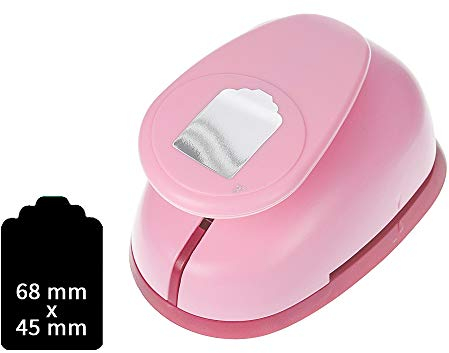Sescha Motivlocher/Papierstanzer Etikett von EFCO - Größe 3XL: 68x45mm