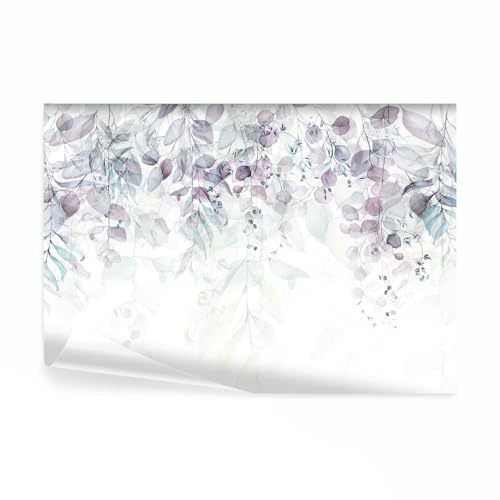 decomonkey Papier Peint Panoramique Plante 300x210 cm Décoration murale | Tapisserie décorative pour chambre salon, Des arbres jungle forêt feuilles nature plantes, moderne