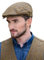 Mucros Weavers Men's Irish Trinity Flat Cap Driving Cap Made in Ireland (Col 92, Medium)
