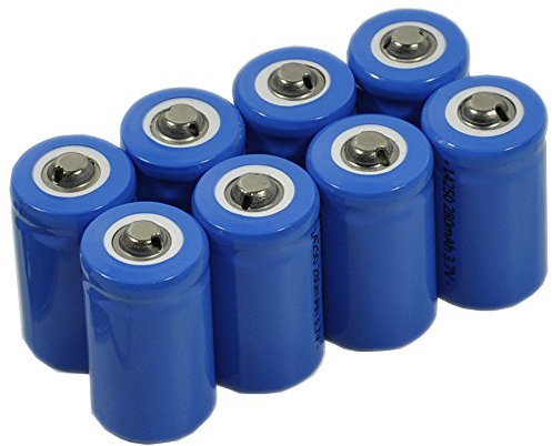 BTBAI 8x 14250 Battery+Charger K135 ER14250 LS14250 ER14250H 1/2-R6 1/2-AA Rechargeable for LED Flash Light Torch Top button 280mah 3.6/3.7V Li-ion k1a