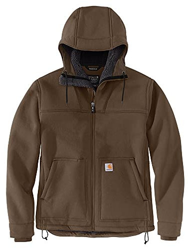 Carhartt Super Dux Relaxed Fit Sherpa Lined Active Jac, Giacca Active Uomo, Coffee, S