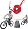 TeTupGa Bicycle Tow Rope Belt Strap Mountain Bike Parent-Child Pull Reflective Traction Portable Outdoor MTB Elastic Bicycle For Adult Kids Children (Red)