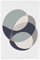 artboxONE Metall-Poster 20x30 cm Abstrakt Spot in Grey Colors von Künstler Sasha Lend