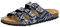 Lico Damen Bioline Lady Power Pantolette, Marine/Weiss