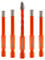 BGTEC Foret Diamant Sec - Foret pour Carrelage 6/6/6/6mm avec Tige Hexagonale à Changement Rapide et Foret en Carbure de 6mm pour le Granit, Marbre, Porcelaine et Céramique，5pcs