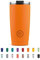 Termo Café - Bebidas Calientes 5 Horas y Frías 10 Horas - 550 ml - Vaso Térmico de Acero Inoxidable Libre de BPA - Tapa Hermética y Diseño Antimanchas - Vivid Orange - Cool Bottles