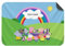 PICANOVA – Peppa Wutz Kuscheldecke mit Name – Personalisierte Fleece Kuscheldecke für Kinder – Premiumqualität Fleecedecke Kinder – Laying On Their Back – 150x100cm