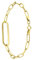 Lucardi - Damen Armband aus 585er Gelbgold, Büroklammer - Armband - 585 Gold - Gelbgold - 19 cm - Nickelfrei