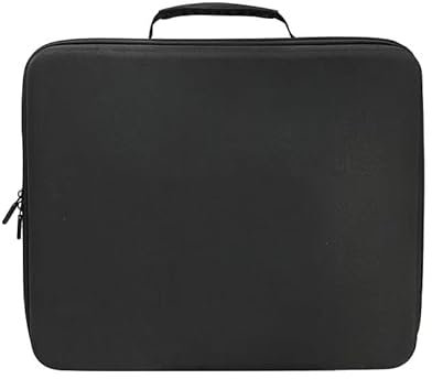THLMT Tasche Kompatibel für PS5 Slim, Travel Carry Aufbewahrungstasche für Gaming-Konsole Controller Tragbare Eva Shell Box Schutzhülle Game Host-Rucksack Hülle (nur Case) (Schwarz)