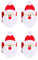 Serviettenringe für Weihnachten, Weihnachtsmann-Serviettenhalter für Esstisch, Dekoration für Weihnachten, Urlaub, Party, Dekoration, 4 Stück