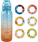 Trinkflasche mit Geschmack, Air Flasche Starter Set Original, 1000ml Trinkflasche und 6 Pods BPA Frei Tritan Wasserflasche (A)