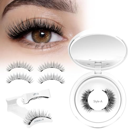 Higu clace Natural Magnetic Eyelashes with Applicator (Style A)