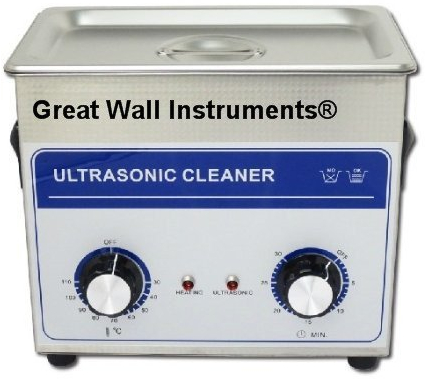 100 W, 3,2 L Commercial Grade Lab Ultraschallreiniger Brillen Schmuck Reinigungs 220 V/110 V mit Korb