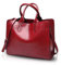 NICOLE&DORIS Mode Damen Handtaschen Umhängetasche Schultertaschen Henkeltaschen Messenger Bag Tasche Crossbody Bag Tote Wasserdicht Dauerhaft PU Rot