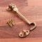 Silent Cabin Hook & Eye - 4/100mm Long Brass Gate/Shed/Door Latch
