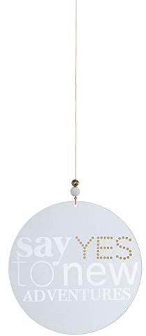 Räder ZUHAUSE Glaspoesie Say yes to New Adventures Dia:18cm