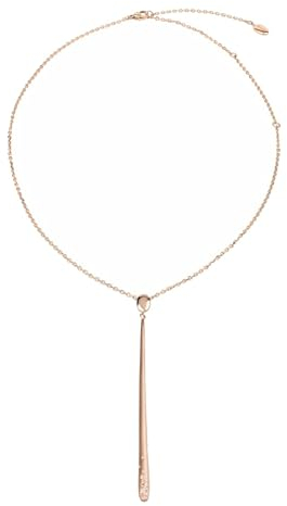 Breil Gioiello TJ2703 collezione ILLUSION, COLLANE da DONNA in ACCIAIO COLORATO colore ORO ROSA misura 66 con CRISTALLO