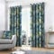 Fusion - Tropical - 100% Cotton Pair of Eyelet Curtains - 90 Width x 72 Drop (229 x 183cm) in Multicolour