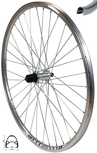 Redondo 28 Zoll Hinterrad Laufrad Hohlkammer V Profil Felge 8-10 Fach Silber
