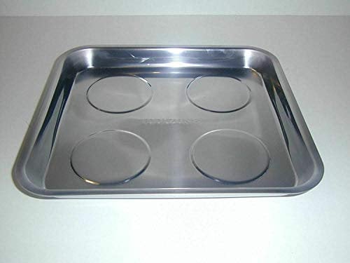Unibos Large Magnetic Stainless Steel Tray Dish Tool Parts Holder Storage 10.5 X 11.5
