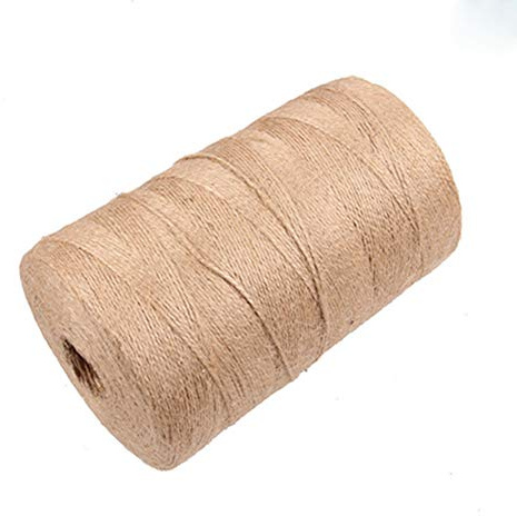 Egurs Ficelle en Jute 600m 2mm Corde de Jute Durable Ficelles de Jardinage 2 mm