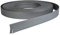 DQ-PP GARDINENSCHIENE Blende | 100cm | PVC | Silber | 1m | Gardinen Schiene Vorhangschienen