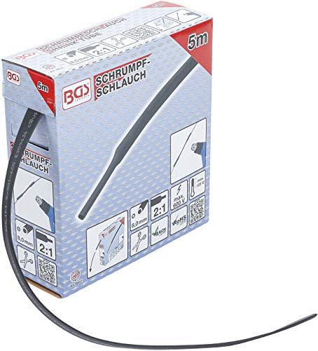 BGS 6852 - Boîte de gaines thermorétractables, Multicolor, 8 mm, 5 m