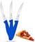 Fixwell® Allzweckmesser, blau I scharfes Universalmesser Wellenschliff, für Pizza, Brötchen & Co. – sehr langlebig, rostfrei | spülmaschinenfest & lebensmittelecht | 100% Made in Germany seit 1955