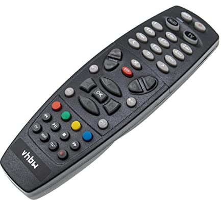 vhbw Fernbedienung Ersatz für Dreambox RC-10 für Heimkino-Anlage, Fernseher, Hi-Fi-System - Multifunktionsfernbedienung