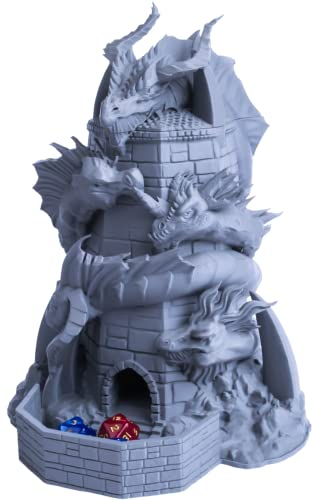 3D Vikings Die Tiamat Würfelturm, Königin der bösen Drachen, ist der perfekte Würfelturm für Dungeons und Dragons und andere Tabletop-RPGs