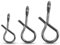 SILANON Fly Fishing Snaps Clips,150pcs Quick Change Lure Hook Snaps Stainless Steel Micro Snap Swivels No Knot Fast Snap Lure Connector for Flies Hook Jigs,3 Sizes