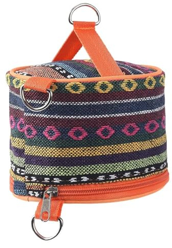 ChengFu Portable Toilet Paper Holder, Toilet Paper Roll Travel Case Reusable Toilet Paper with Built-in Storage and Hanging Hook for Camping and Outdoor Activities