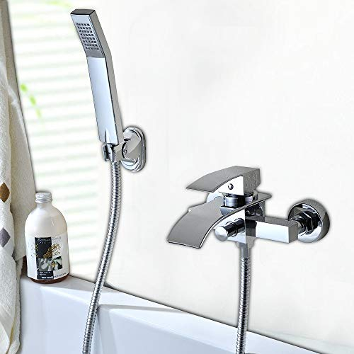 Badewannenarmatur, Wannenarmatur Badewannenarmatur, Einhebel Badewanne Wasserhahn, Klassisch Badewannen Amaturen Set für Badewanne und Bad