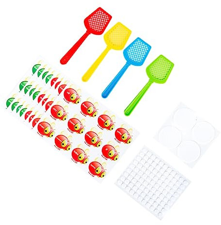 BESTonZON 1 Juego Juego mesa matamoscas concentracion games juego palabras a la vista juguete cartas del alfabeto juguetes caminos mesa juguete educativo juguete para niños