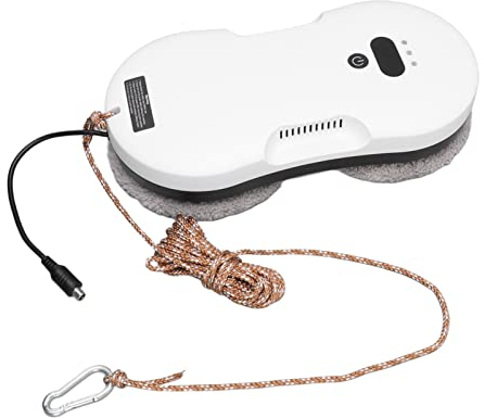 Robot Lavavetri, Robot per la Pulizia dei Vetri delle Finestre Plug-in Ugello Bidirezionale Rilevamento Sicuro del Sensore Intelligente per Specchi per Porte (Spina europea)