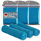 Blumtal Kühlhandtuch 3er Set - kühlendes Handtuch als Sporthandtuch - Mikrofaserhandtuch mit Kühlfunktion - Fitness Handtuch 100x30 cm mit Tasche - Kühltuch/Blau