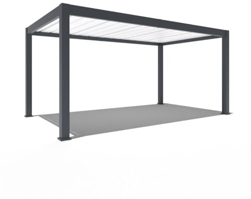 Weide Carport | Aluminium Pergola | 3 x 5,3 M | Garage, Autoüberdachung, anthrazit