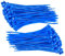 TERF® 100 Pcs Blue Cable Ties 200mm (8'') X 2.5mm Premium Nylon Zip Ties Wraps Secure Self Locking Mechanism Small Plastic Tie for Home Office Garden Garage Workshop and DIY
