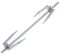 Pincho giratorio para horno eléctrico, acero inoxidable, para barbacoa, asador, accesorios de aire