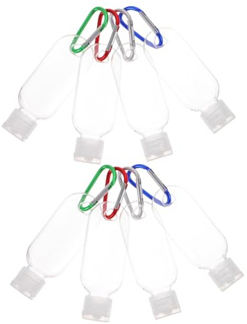 Warmhm 10sätze Handdesinfektionsmittelflaschen Leere Unterverpackungsflaschen Aus Pet Und Pp Wiederverwendbare Lotionflaschen Für Reisen Und Camping