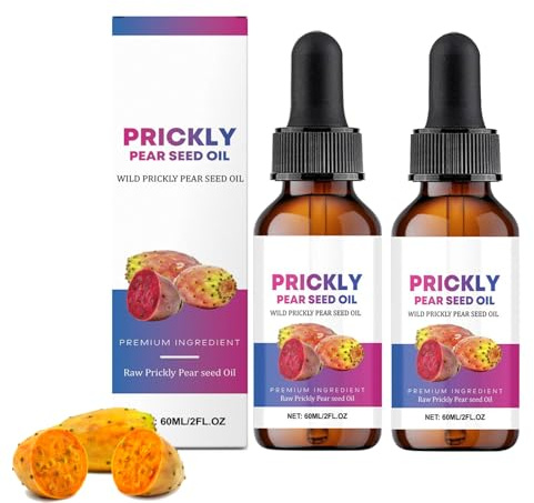 Kaktusfeigenkernöl Bio Kaltgepresst,gesichtsöl für gua sha,Straffend,Anti-Aging, Gegen Falten und Augenringe, Feigenkaktus GesichtsöL füR für Gesicht,KöRper,Haare,Hautöl,Feuchtigkeitsspendend (2)