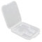 eTECH Collection 100 Pack of Clear Plastic SD/SDHC/SDXC/MicroSD/MicroSDHC/MicroSDXC Memory Card Case Holder for SanDisk/Kingston/Transcend/Samsung Memory Card (Case Only, Memory Card Not Included)